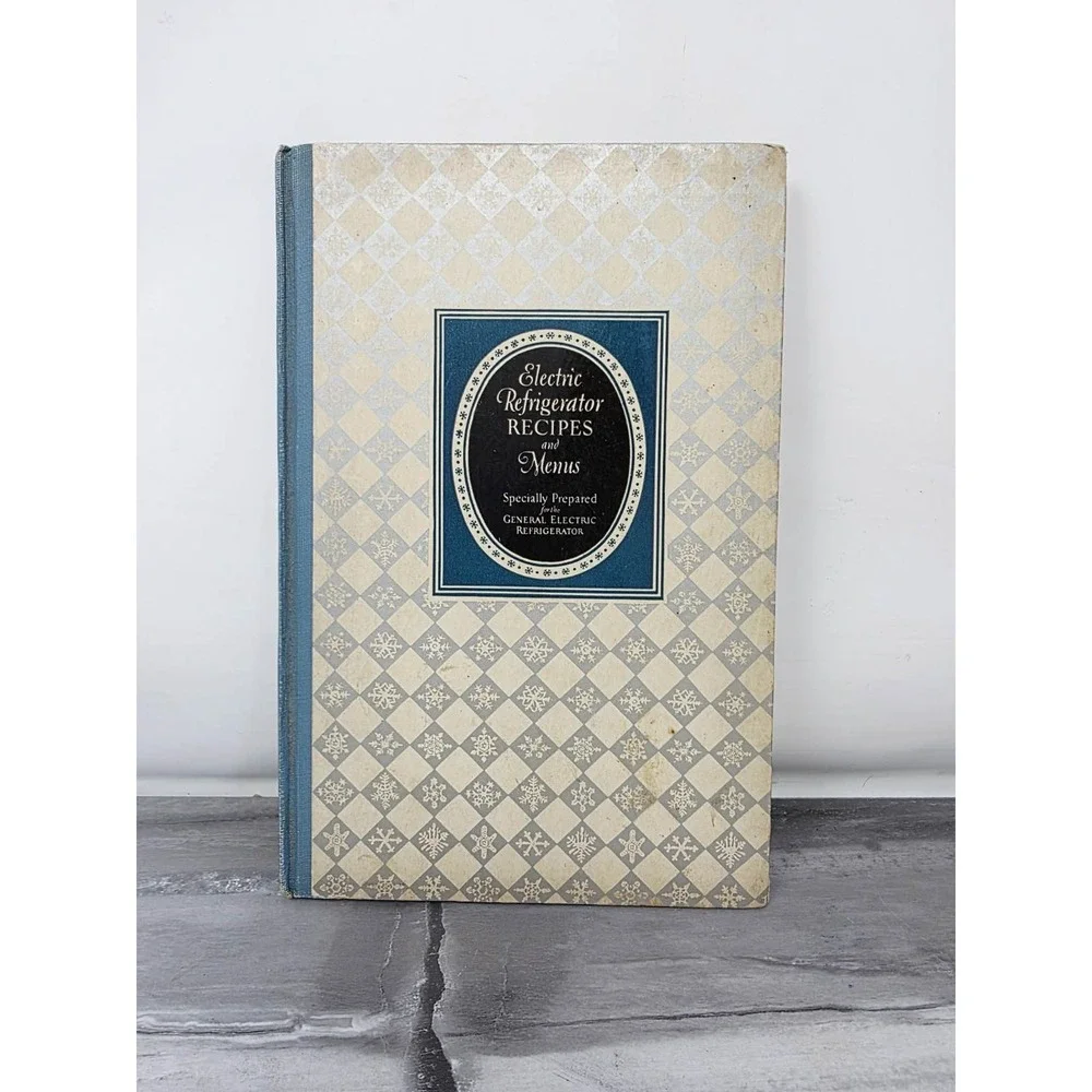 Electric Refrigerator Recipes & Menus 5th ed 1929 VINTAGE General‎ Electric